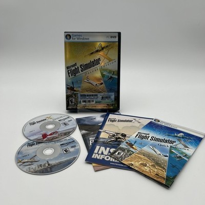 Flight Simulator Deluxe Edition (PC, 2006) Microsoft CIB DVD-ROM Windows