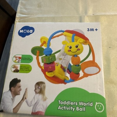 HOLA 929 Baby Toys 3+ Months Baby Rattle Toys Activity Ball