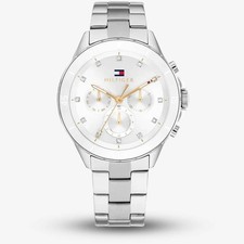 Tommy Hilfiger Mellie White & Silver Watch 1782707