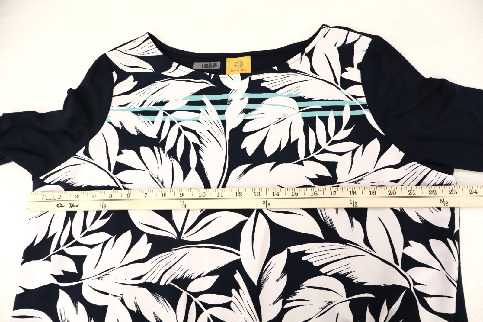 RUBY RD Women's Light Polyester Tunic Top 3/4 Sle… - image 11