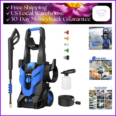 #ad Compact amp; Portable Pressure Washer with Quick Connect Nozzles for Versatility $199.99