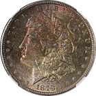 1879-S Morgan Silver Dollar NGC MS63 - Colorful Obverse Toning