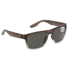 Costa Del Mar Paunch XL Grey Polarized Glass 580G Square Men's Sunglasses 6S9050