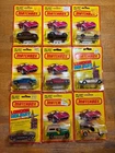 1980s Matchbox Jeeps Porsche Mercedes Beetle Cars Lot of 9 Vintage New Die Cast