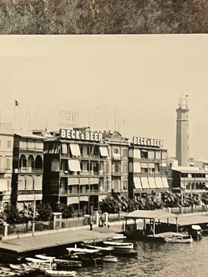 Egypt Port Said Original Photo 1930 Historical Record Becks Beer