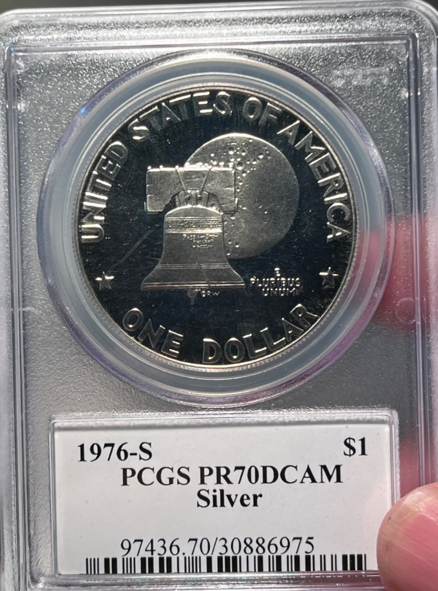 1976-S Silver Proof Eisenhower Dollar PCGS PR70DCAM | eBay