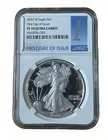 2022-W Proof American Silver Eagle - NGC PF70 ULTRA CAMEO First Day of Issue