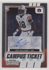 2021 Contenders Draft Picks College Campus Ticket /99 Seth Williams Auto 0cv