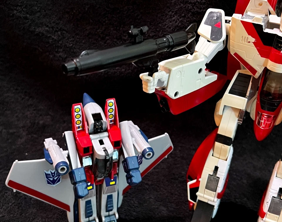G1 1985 JETFIRE • COMPLETE w/STARSCREAM & TECH SPEC • VINTAGE G1 TRANSFORMERS - Image 4 of 4