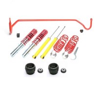 TA Technix Premium Gewindefahrwerk Inkl. 2 Domlager Sportstabi - VW Golf IV