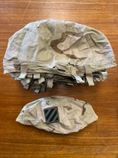 U.S. Armed Forces PASGT Desert Tri 3 Color Camo Helmet Cover Small Medium Large