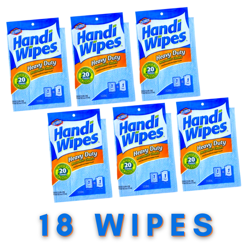 HEAVY DUTY HANDI WIPES CLOTHS ABSORBENT MULTIPURPOSE CLEANING TOWELS 6 PKS - 第 1/4 張圖片