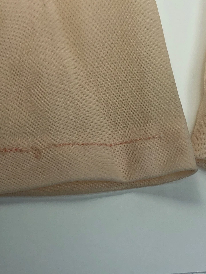 Guantes vintage de nailon color melocotón para mujer talla 7 Van Raalte hechos en EE. UU. Foto 4 de 4