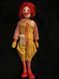 1976 ronald mcdonald doll