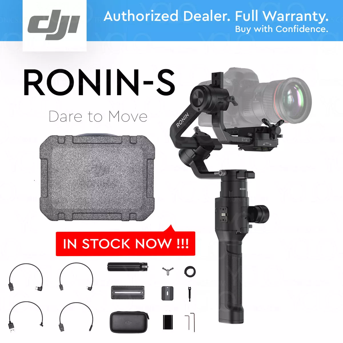 DJI RONIN-S - STANDARD KIT Three-Axis Stabilizer 190021317420 | eBay