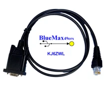 Motorola CDM1250 Serial DB-9 RKN4081 Radio Programming Cable