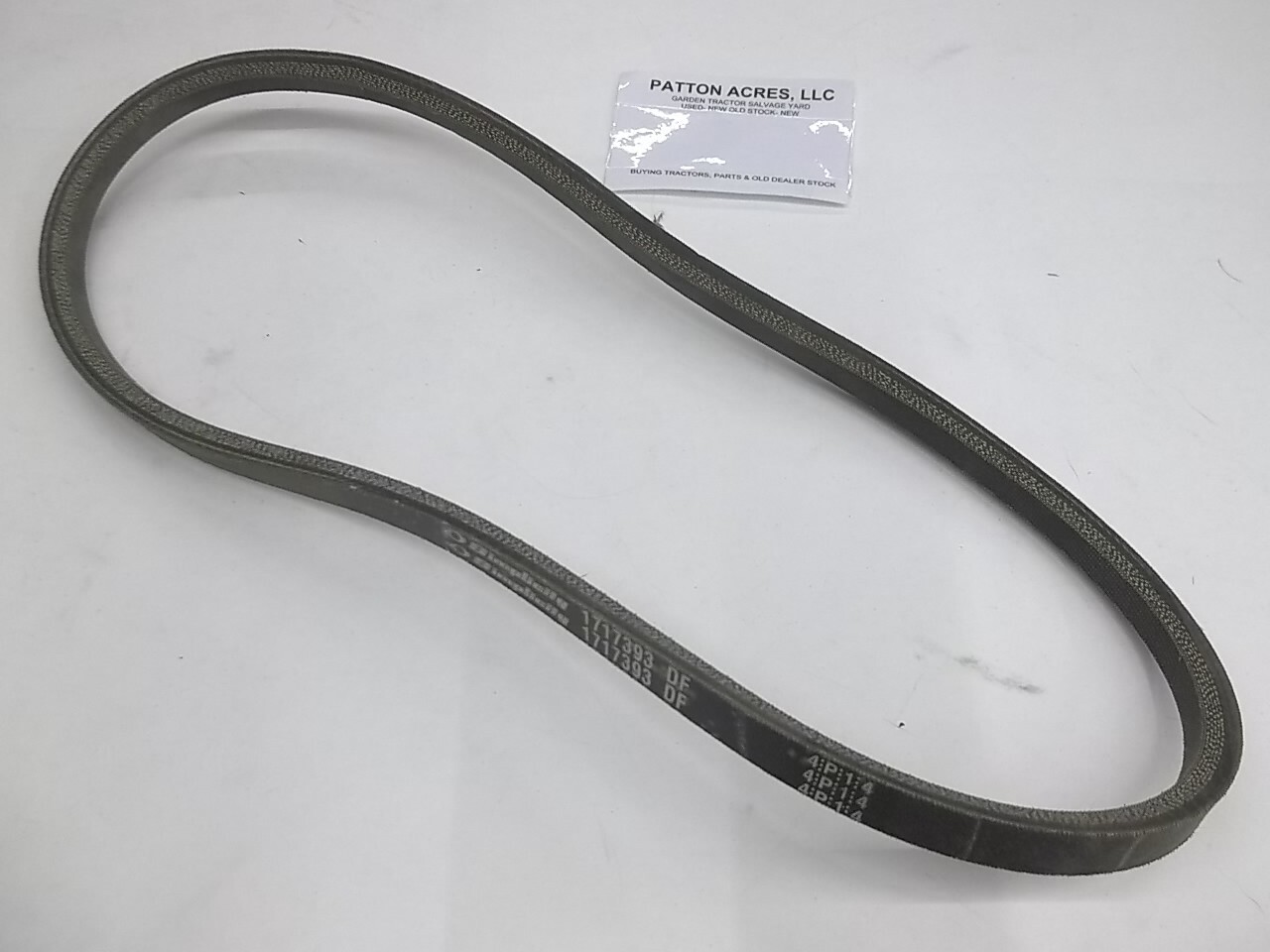 RAParts 2 Pk PTO V-Belts 1717393SM For Simplicity Snow Throwers 100 555 M 4 1/2" x 36.4