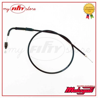 Cavo trasmissione gas con registro Malaguti FIFTY TOP 1990 - 1992 (NO MIX) CV08