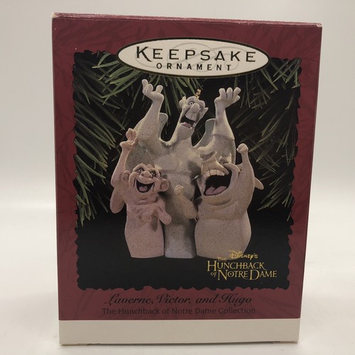 Laverne, Victor & Hugo Gargoyles - Hunchback of Notre Dame - Hallmark Keepsake - 第 6/8 張圖片
