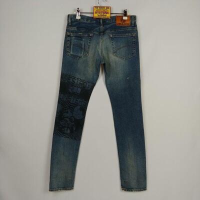 HYSTERIC GLAMOUR DESTROY ALL MONSTERS denim slim pants Women's S