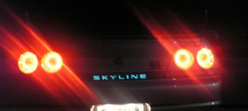 Skyline GT-R BCNR33 ECR33 R33 2door Rear Garnish Genuine LED