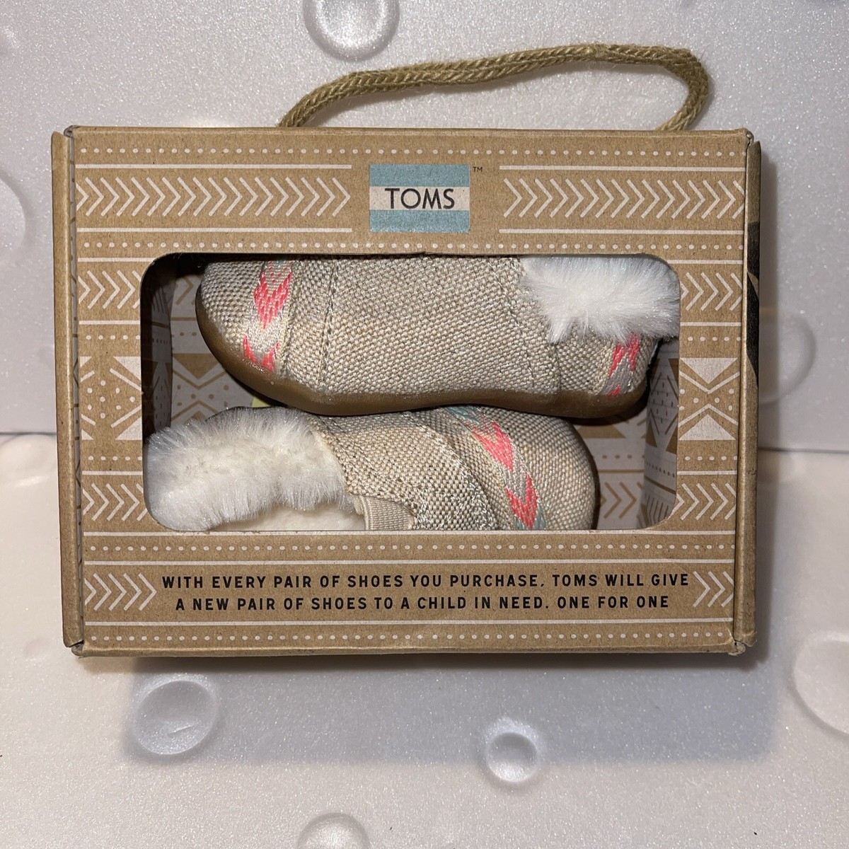 Slippers Toms Faux Shearling TOMS Tiny Faux Shearling Lined