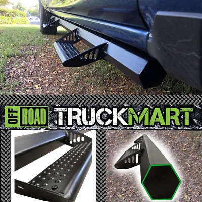 07-18 CHEVY SILVERADO GMC Sierra fit CREW CAB HEX SIDE STEPs BARS RUNNING BOARDs