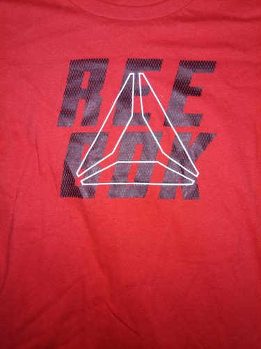 Reebok True Red Triangle Graphic Athletic Pull-Over T-Shirt - Boy's XL 18-20 NWT - 第 2/3 張圖片