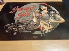 Original Rumble 59 " Poster, Garage GAL, Hot Rod Pin Up 50er Rockabilly Picture