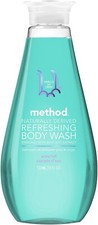 Method Refreshing Body Wash w/Avocado Extract Waterfall 18 oz Discontinued 0.74 per gallon