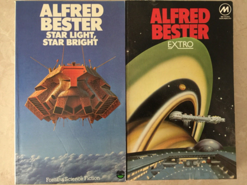 2 Alfred Bester Books incl Extro