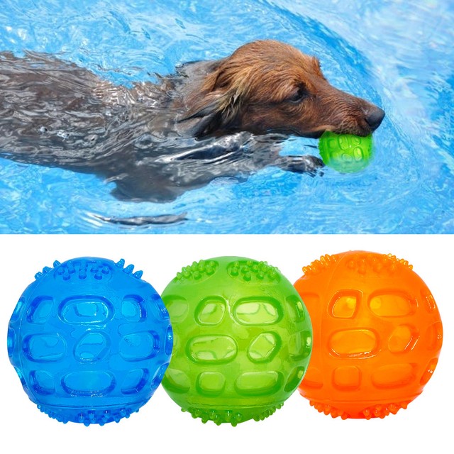 Aggressive Chew Toys for Large Dogs Indestructible Rubber Floating