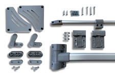 Slim Campervan Table Leg Rail & Clips & Table Storage Kit Motorhome Caravan