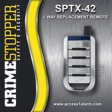 Crimestopper Cool Start Fortress SPTX-42 1-Way Remote Control FCC ID Q6WBT515201