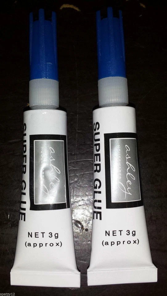 ASHLEY HOUSEWARE SUPER GLUE STRONG SET METAL GLASS PLASTIC RUBBER WOOD BOND ADHESIVE GLUE 3G G206