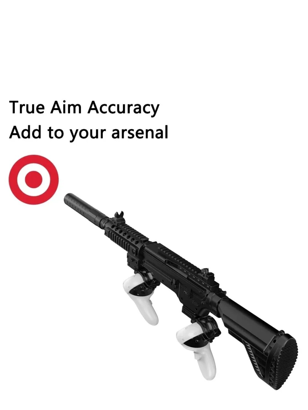 VR Rifle Gun Stock For Oculus Quest 2 Controller Holder FPS Shooting