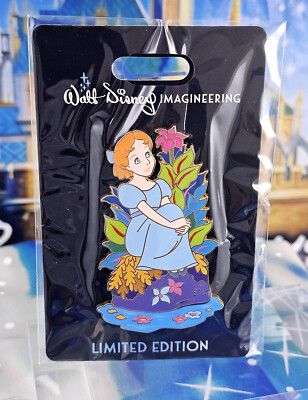 Disney WDI Pin - Flower Girls Wendy - LE 300 Peter Pan Heroines