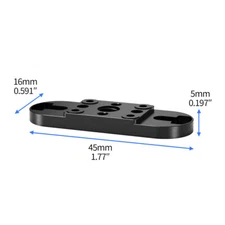 Aluminum magnetic quick release base Replacement Seat for GoPro13/12/11/10/9/8