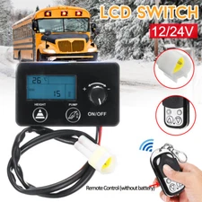 For Car Truck Air Diesel Parking Heater LCD Monitor Switch w/ Remote Controller