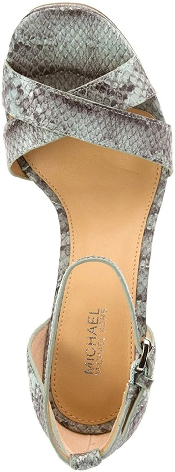 Sandalias de vestir Michael Michael Kors Divia de dos piezas para mujer, Celadon, talla: 8,5 M Foto 4 de 4