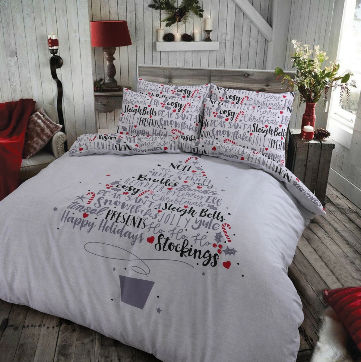 Christmas double duvet covers deals