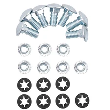 GRADE 8 Gas Tank Skid Plate Bolts Alloy Steel For 1997-2006 Jeep Wrangler TJ LJ