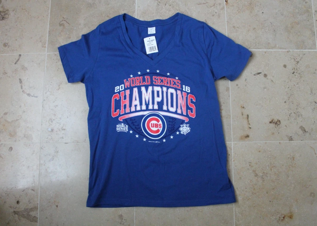 Womens cubs world series shirt hotsell