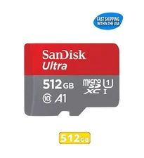 Sandisk Ultra 512GB MicroSD Memory Card Steam Deck Nintendo Switch 3DS XL Gaming