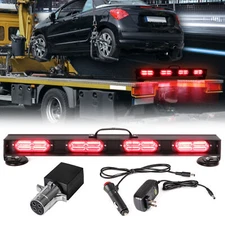 22" Wireless LED Tow Trail Light Bar 4 Pin RV Transmitter For SUV Truck Hauler 