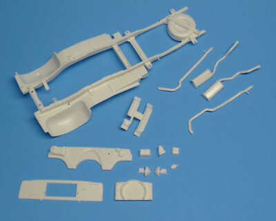 MPC 1978-87 GMC/Chevy Fall Guy Pickup Chassis/Frame Under Hood Set 1/25 Scale