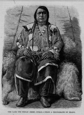 THE LATE UTE INDIAN CHIEF OURAY INDIAN STATESMAN DIED LOS PINOS AGENCY COLORADO