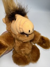 Vintage Coleco 1987 Alien Productions Alf Finger Hand Puppet Plush 7"
