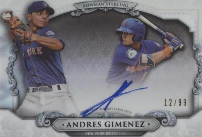 2018 Bowman - Andres Gimenez #BSA-AG - 1 of 1
