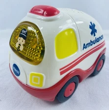 VTech Go! Go! Smart Wheels Vehicles ‘AL EMT’ Ambulance Lights Up & Sings #1197
